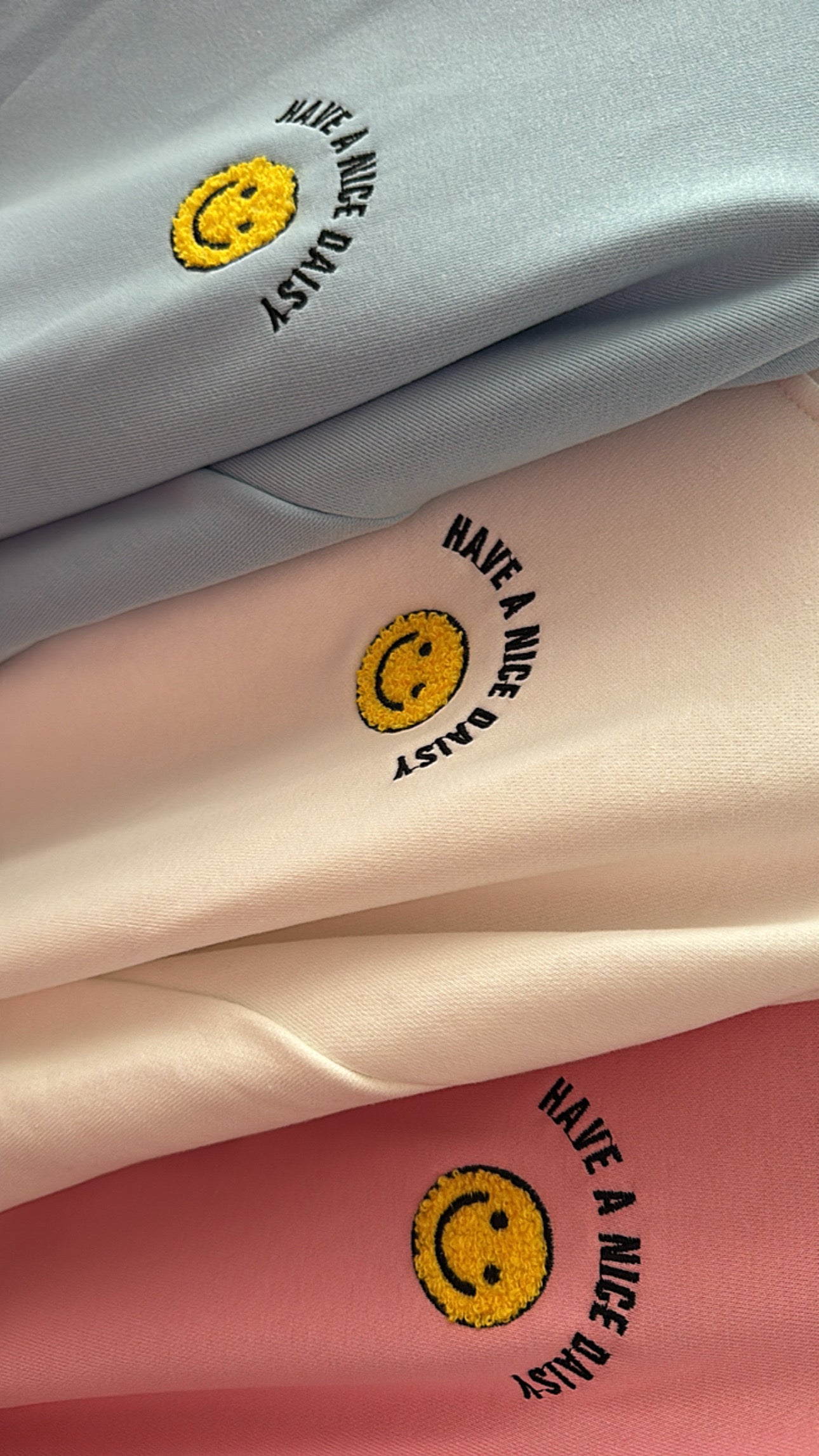 BASIC Sweater Shirt Kurzarm SMILE