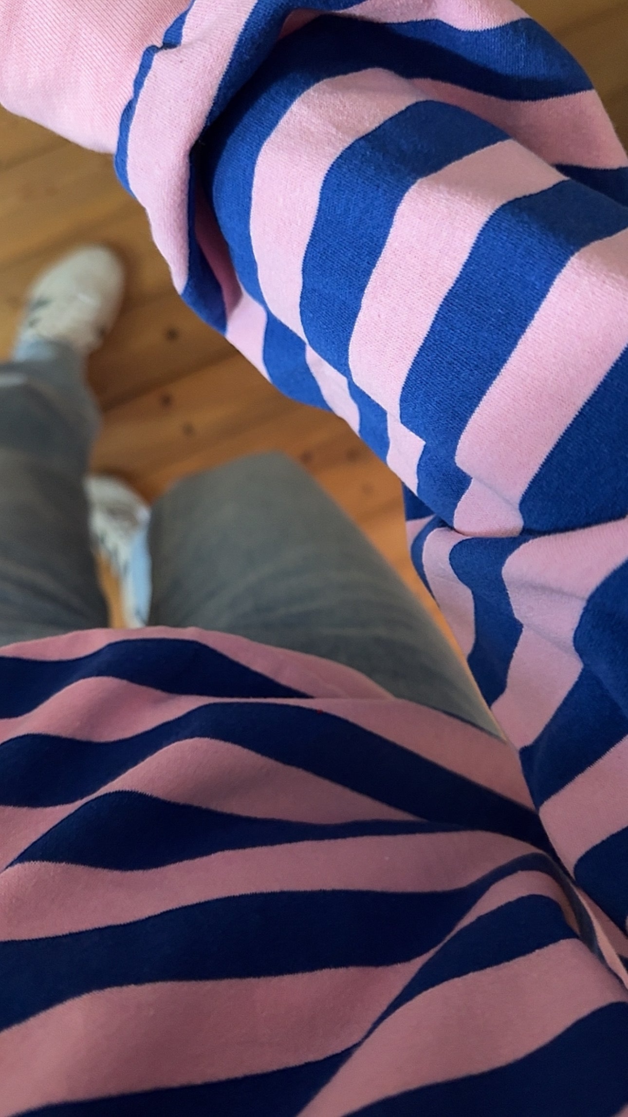 SWEATER leicht STREIFEN FRENCH TERRY