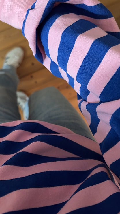 SWEATER leicht STREIFEN FRENCH TERRY