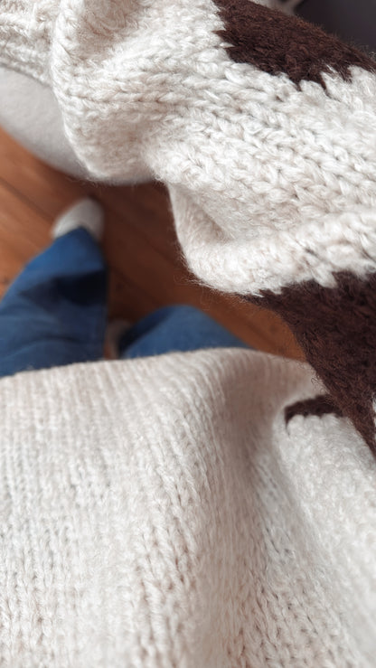 Pullover Strick Herzen 5 Farben