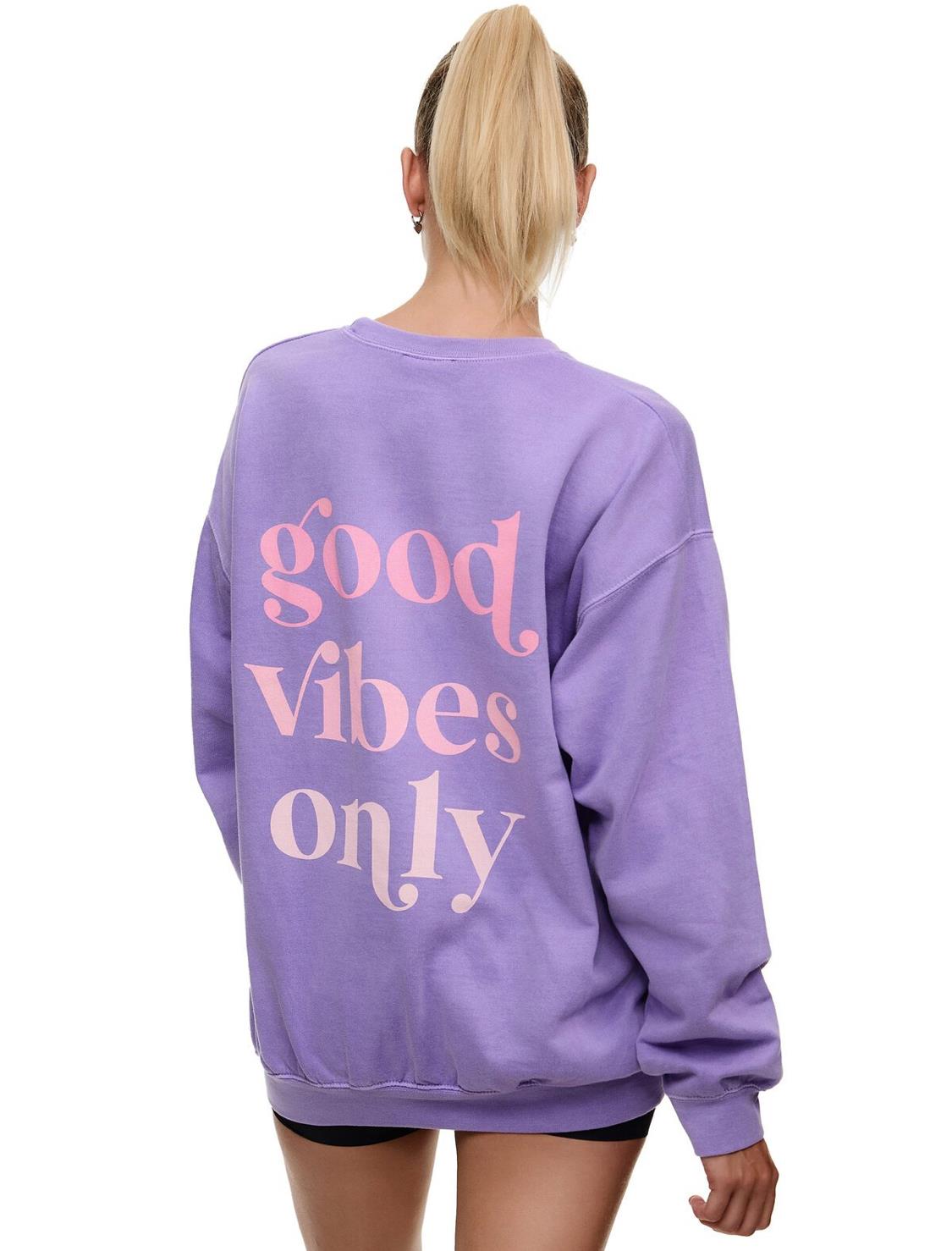 Oversize Sweater GOOD VIBES ONLY