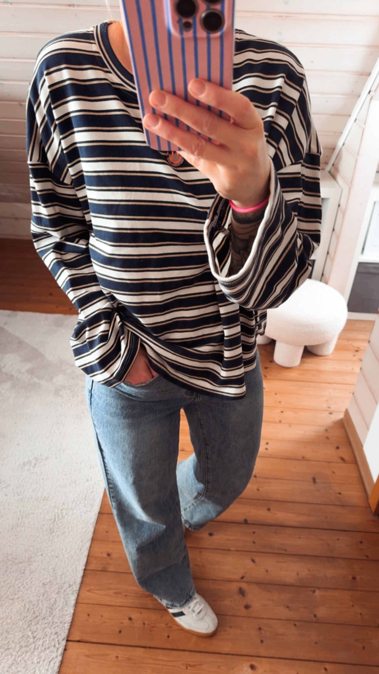 Streifen LONGSHIRT / SWEATER leicht