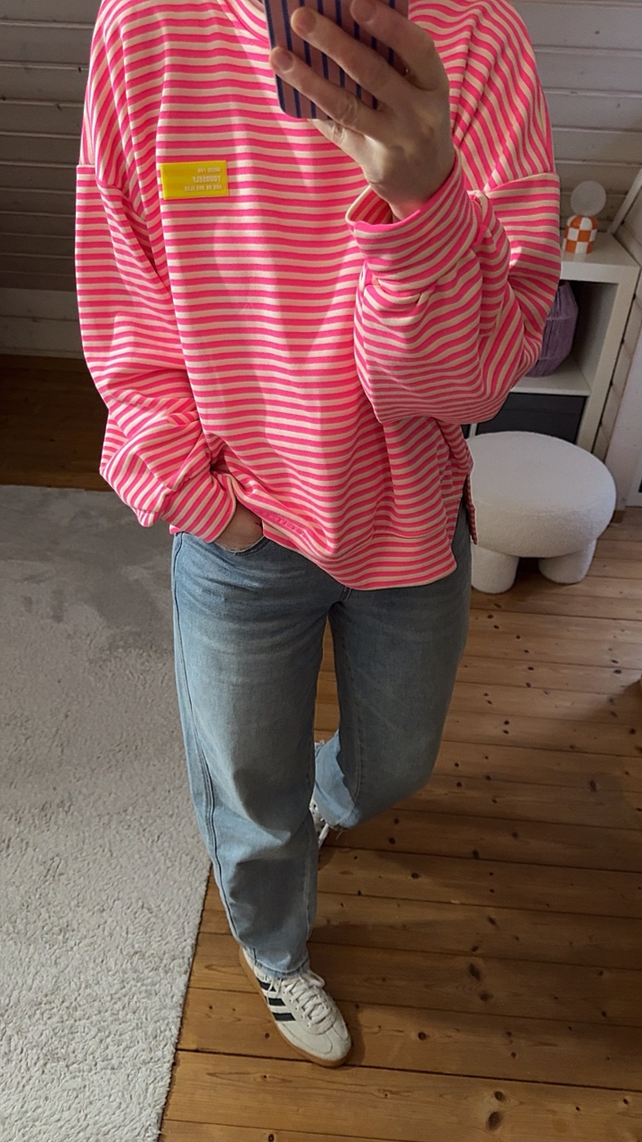 SWEATER PREMIUM TERRY NEON PATCH