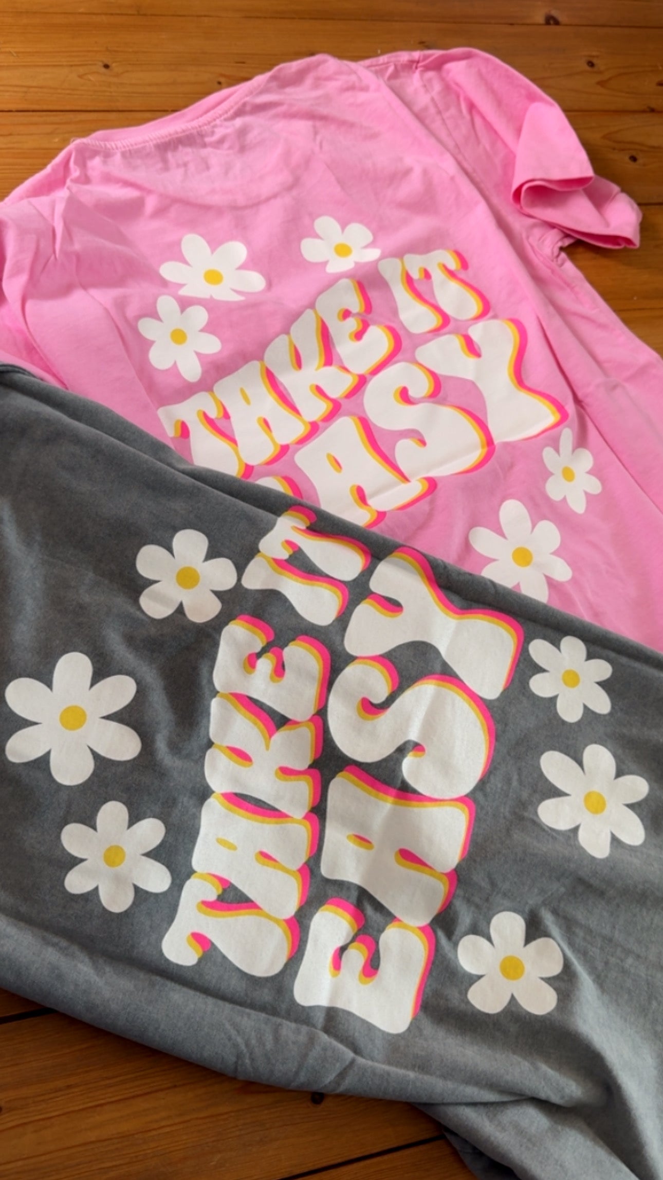 T-SHIRT TAKE IT EASY PREMIUM + RÜCKENPRINT