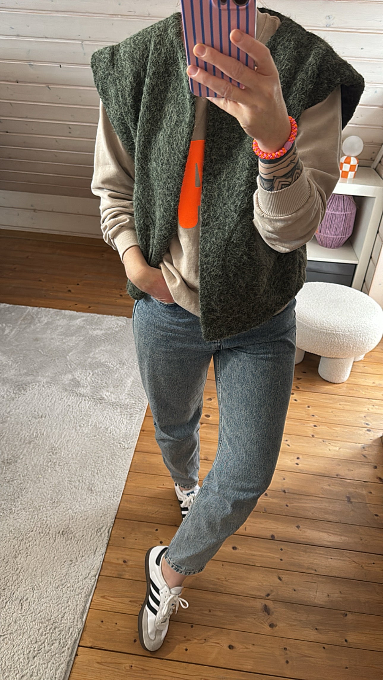 TEDDY Fleece Weste ärmellos