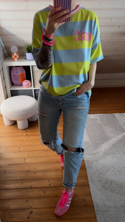 Streifen T-SHIRT PREMIUM / CIAO FLUFF
