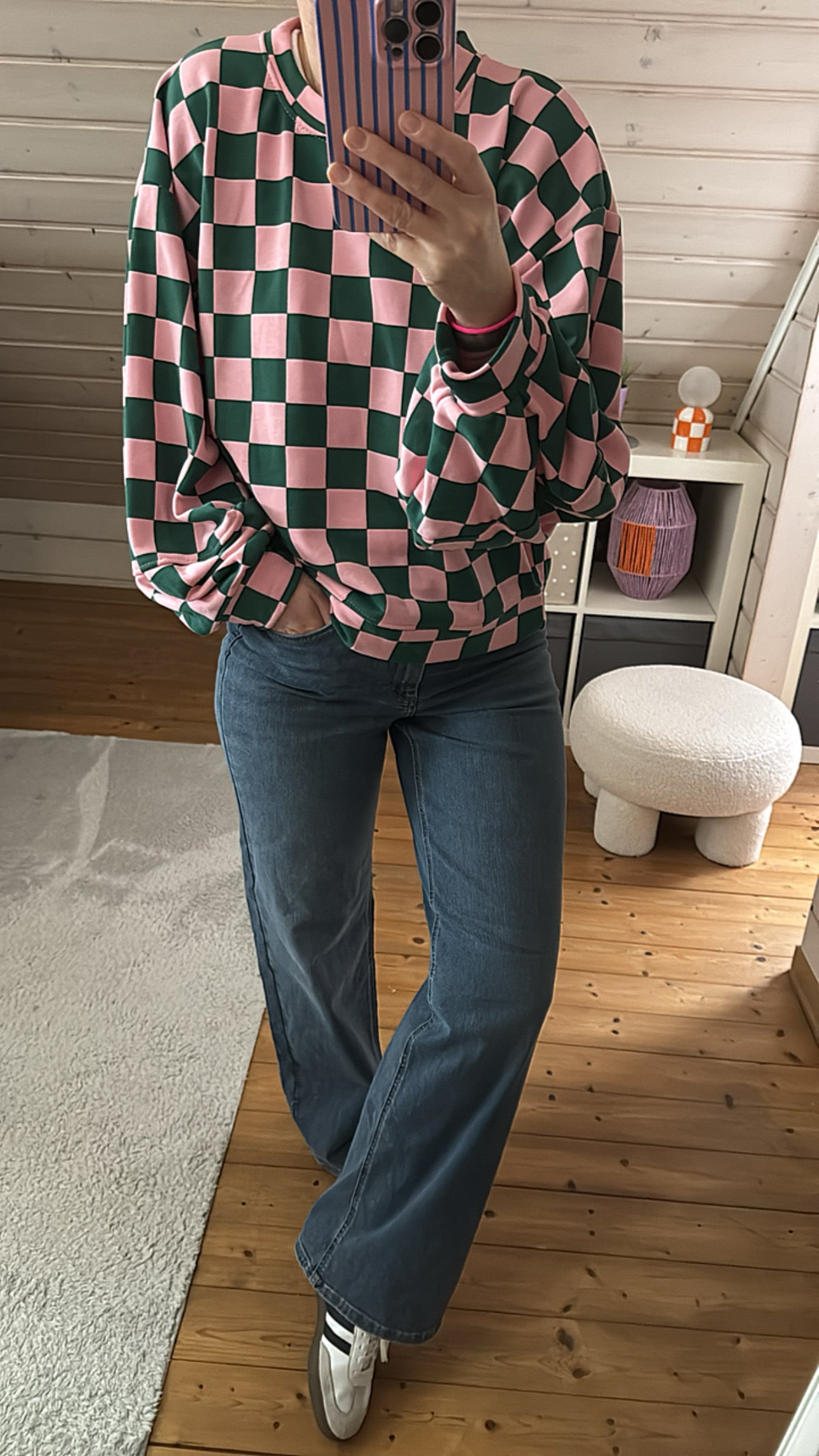 SWEATER PREMIUM KAROS FRENCH TERRY
