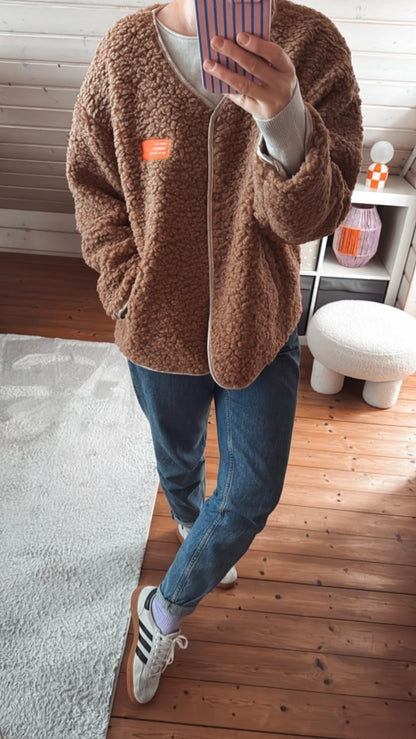 TEDDY Jacke langarm Neon Patch