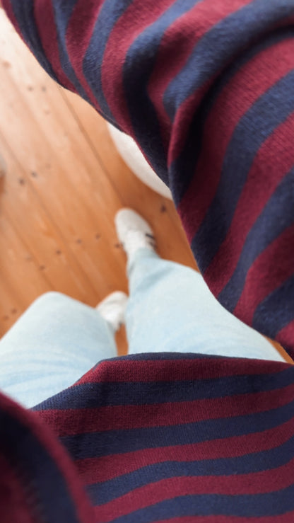 Streifen LONGSHIRT / FRENCH TERRY