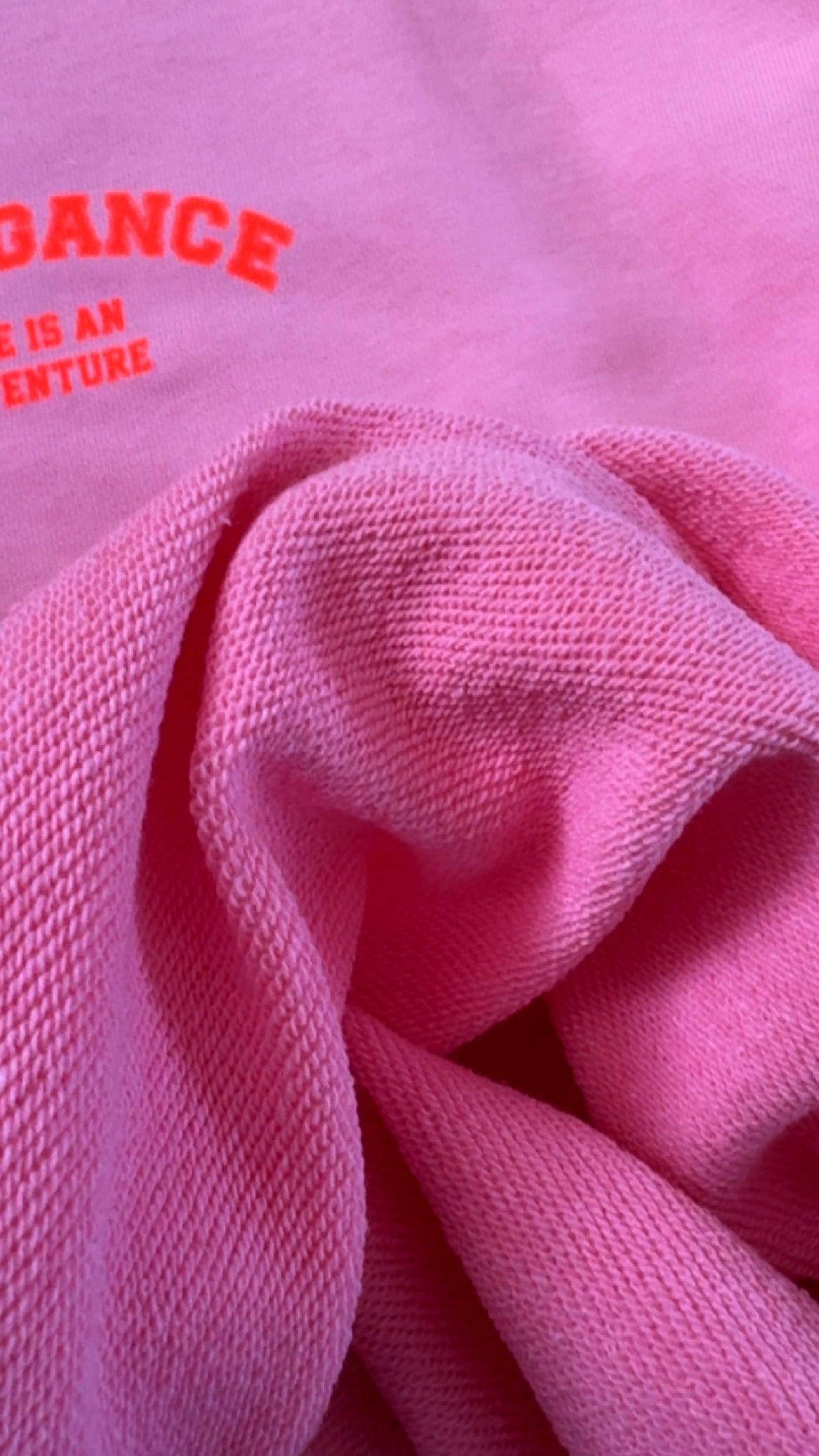 SWEATER LIFE IS AN ADVENTURE RÜCKENPRINT