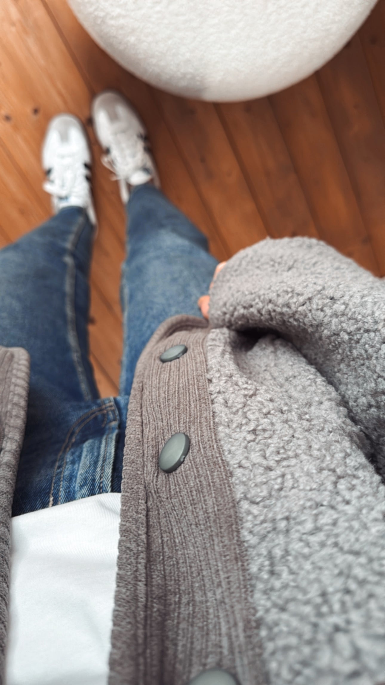 TEDDY Jacke KAPUZE Cord Einsatz