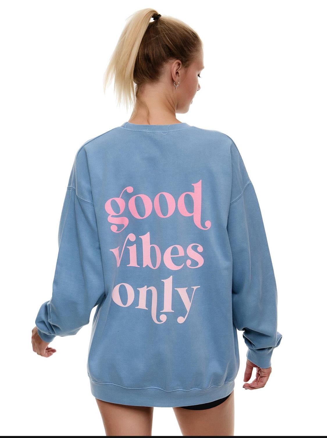 Oversize Sweater GOOD VIBES ONLY