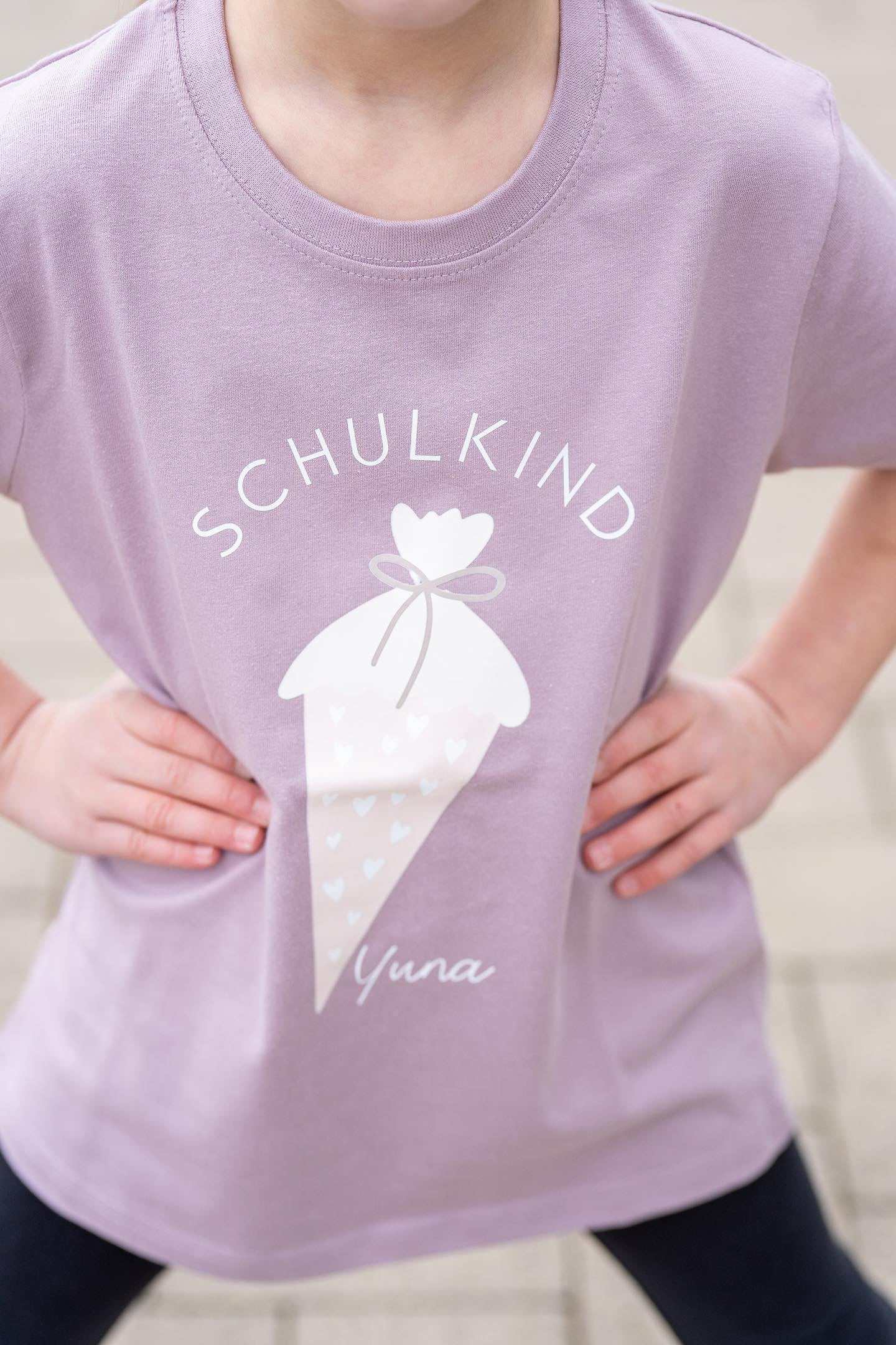 KIDS BASIC T-SHIRT SCHULKIND SCHULTÜTE