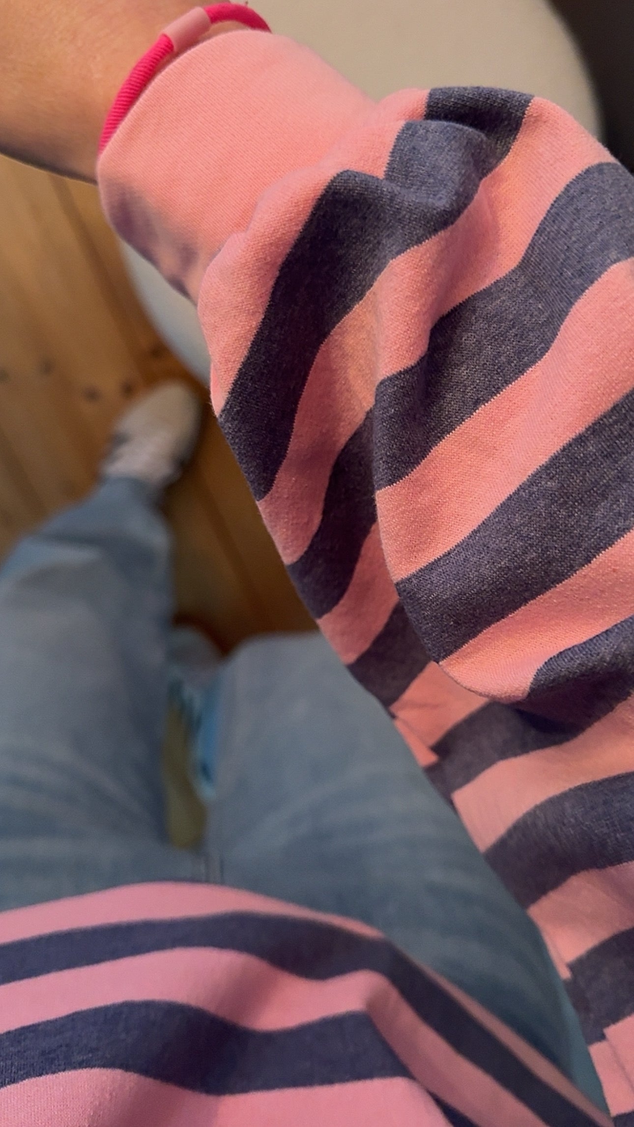 SWEATER leicht STREIFEN FRENCH TERRY