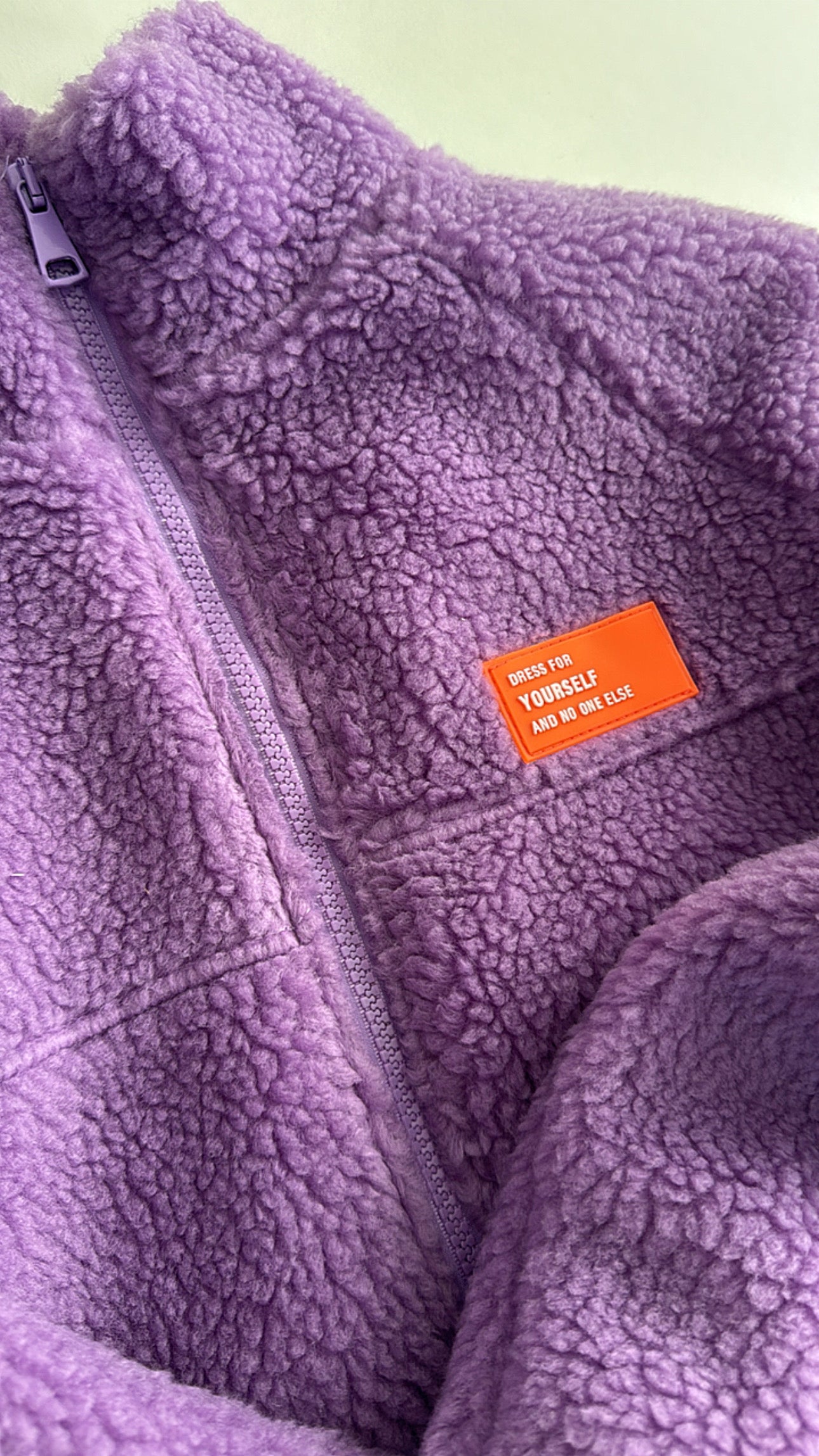 TEDDY Jacke ZIP langarm Neon Patch