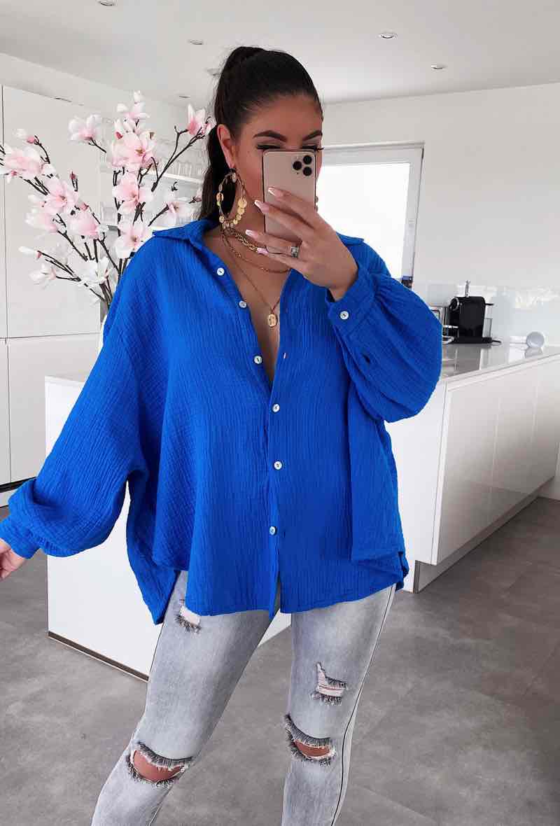 Musselin Bluse Onesize