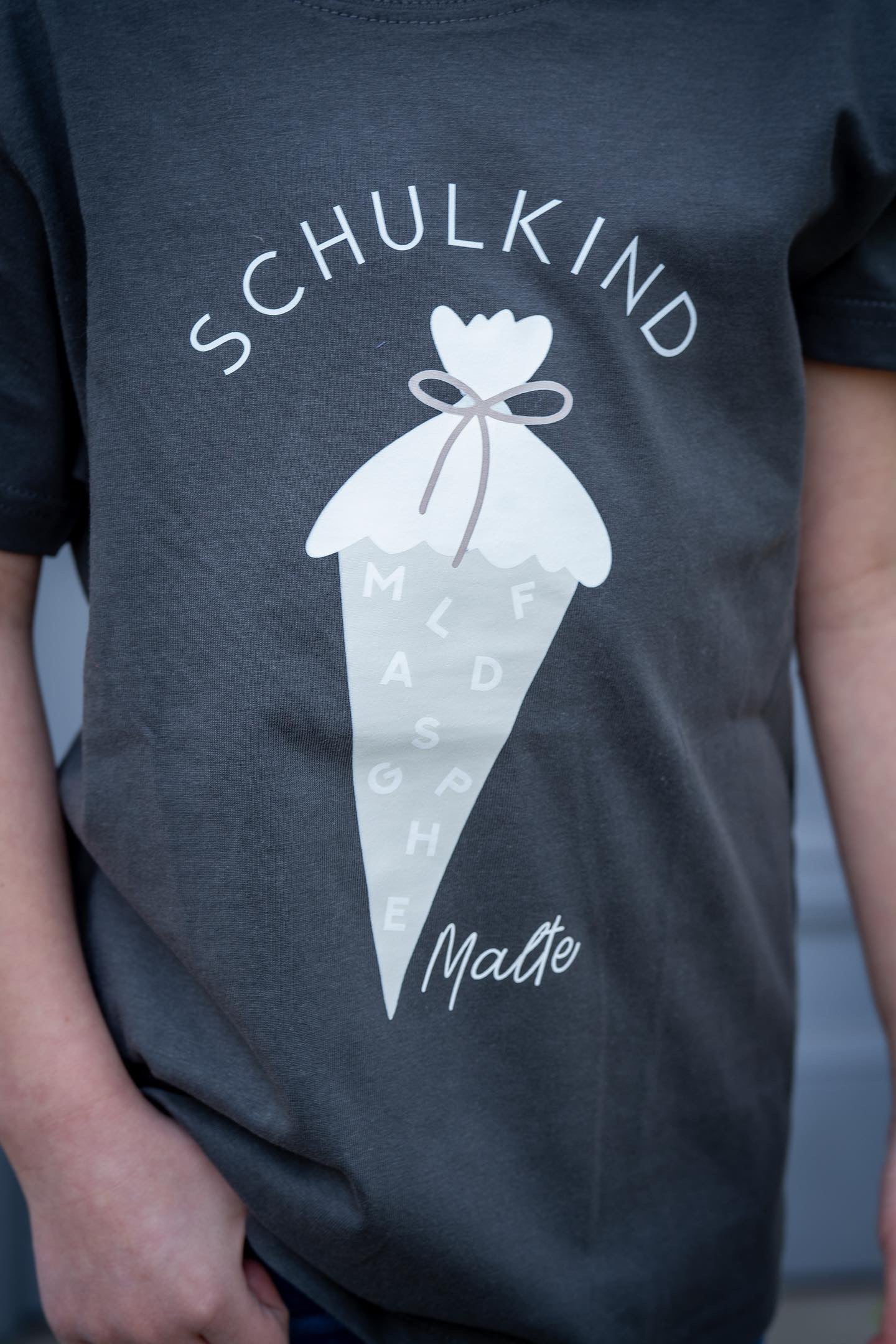 KIDS BASIC T-SHIRT SCHULKIND SCHULTÜTE