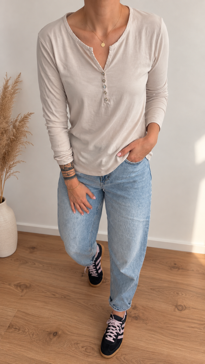 BASIC LONGSHIRT UNI 8 Farben