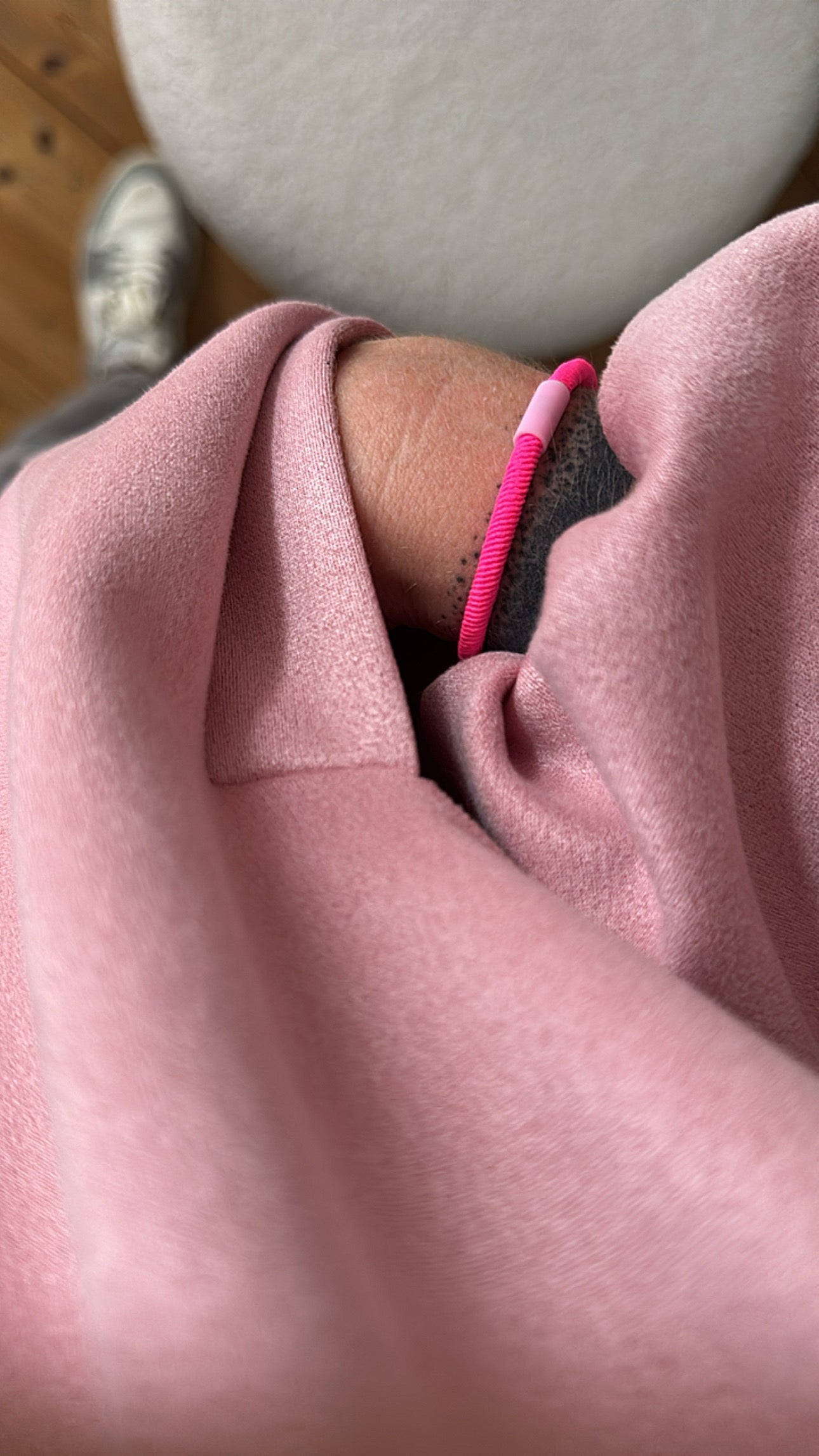 Jacke Velour Optik Leo Detail