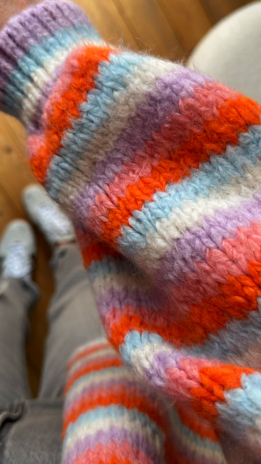Strickjacke Cadigan Stripes