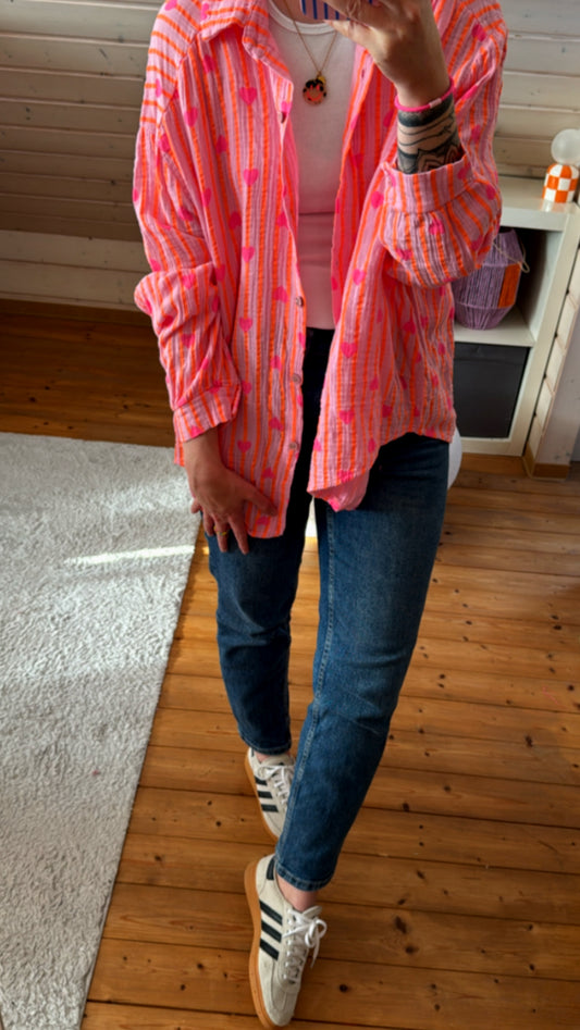 Musselin Bluse Onesize Lovely