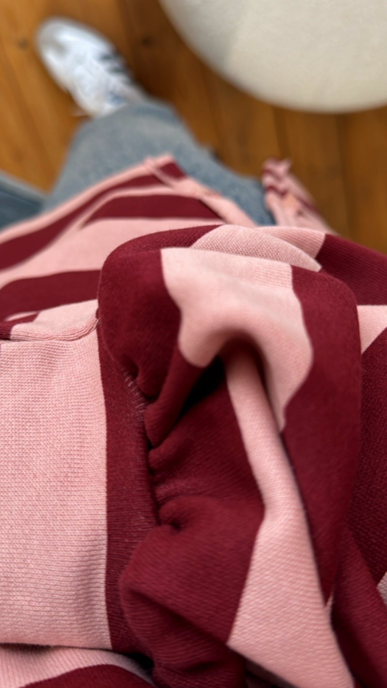 SWEATER Streifen süße Details