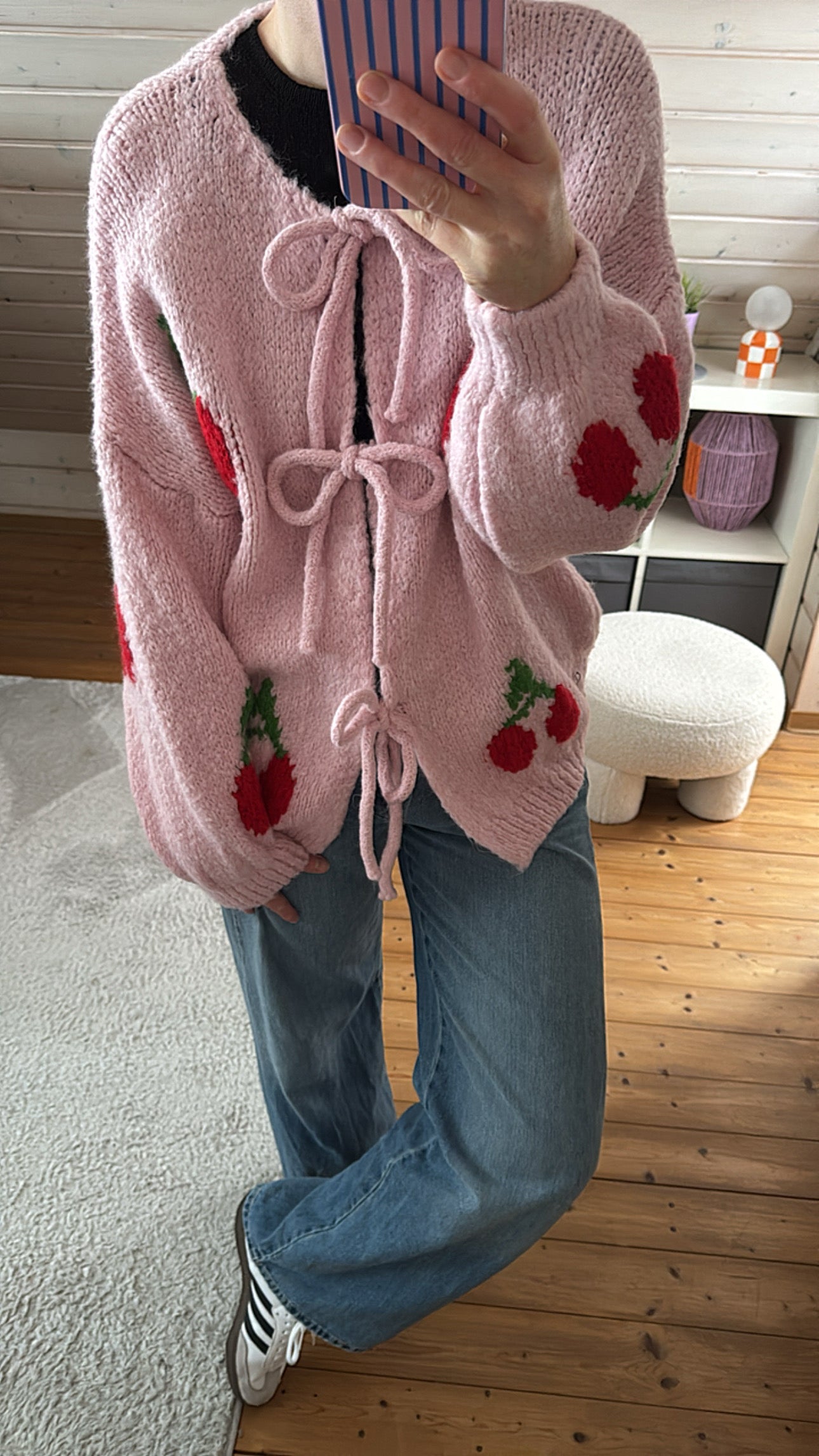 Cardigan CHERRY Onsesize
