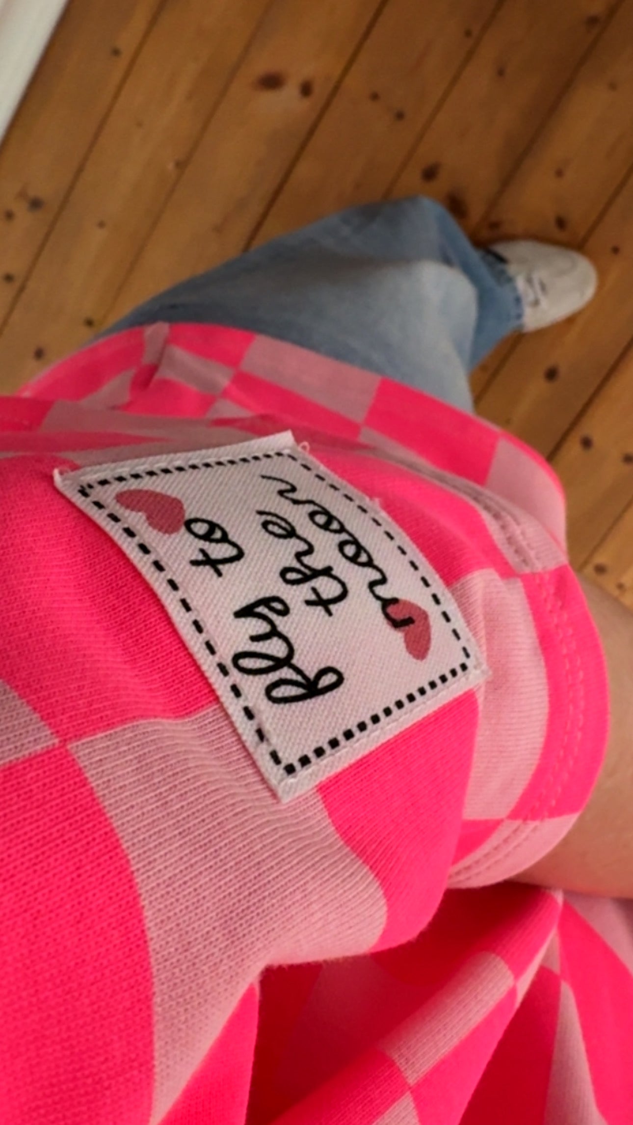 T-SHIRT FRENCH TERRY PREMIUM KARO / TO THE MOON