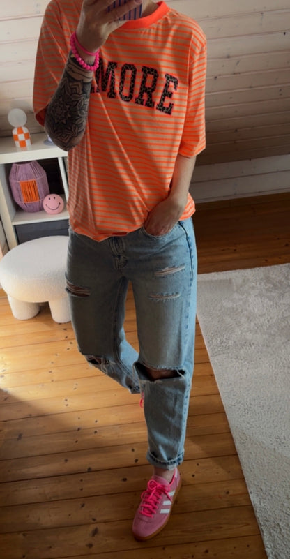 BASIC T-Shirt 5 FARBEN COLOUR BLOCK AMORE LEO 9 FARBEN