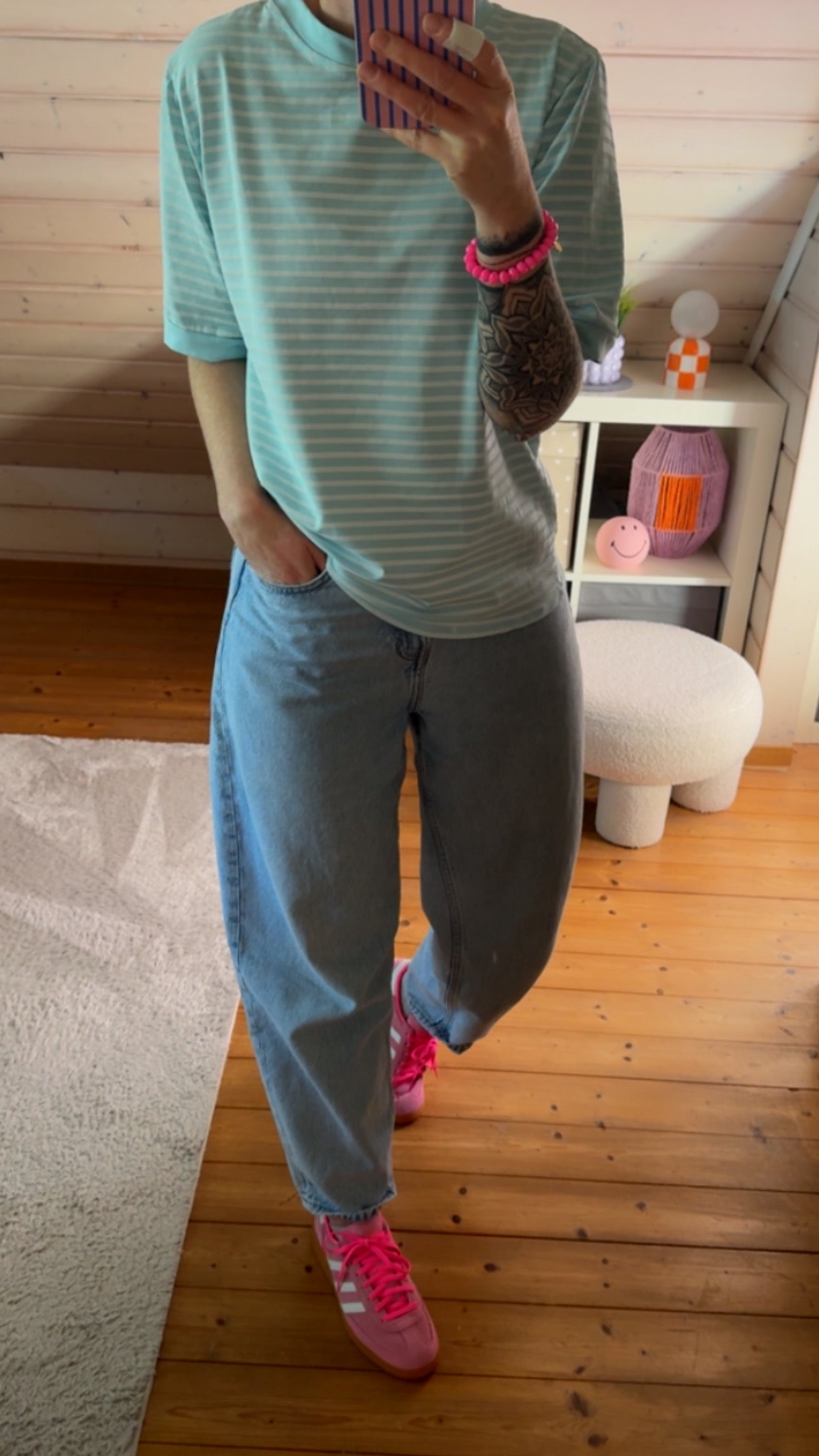 BASIC T-Shirt 5 FARBEN COLOUR BLOCK