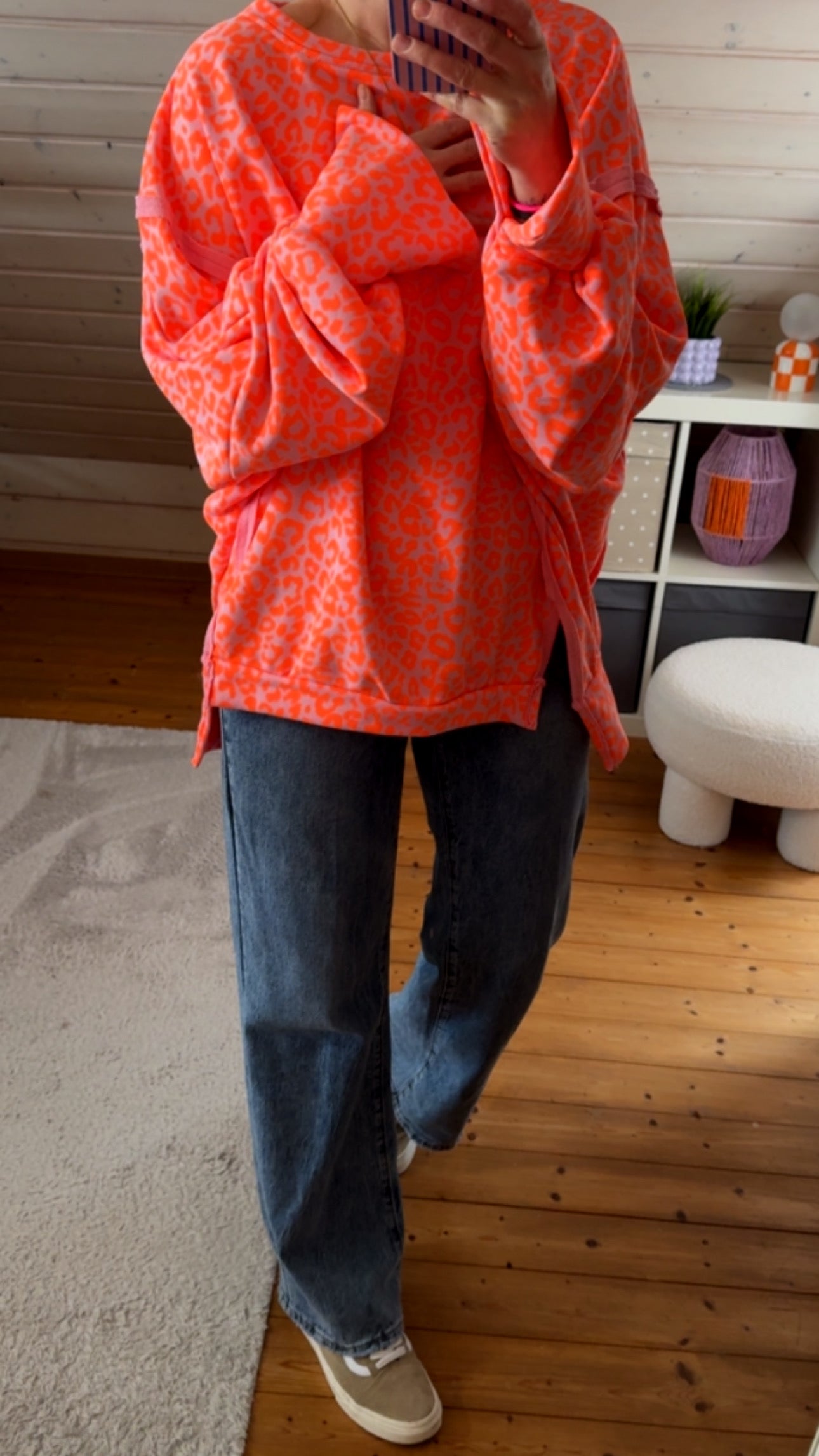 SWEATER OVERSIZE (Große Größen) LEO / 4 FARBEN