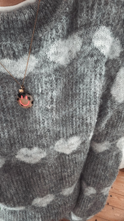 Pullover Strick Herzchen