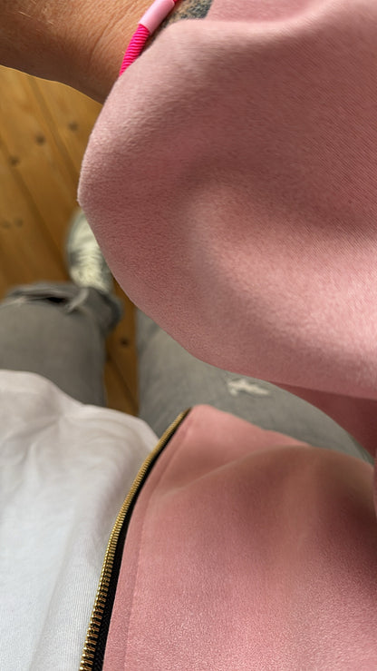 Jacke Velour Optik Leo Detail