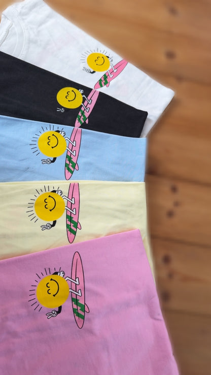 T-SHIRT HAPPINESS PREMIUM + RÜCKENPRINT