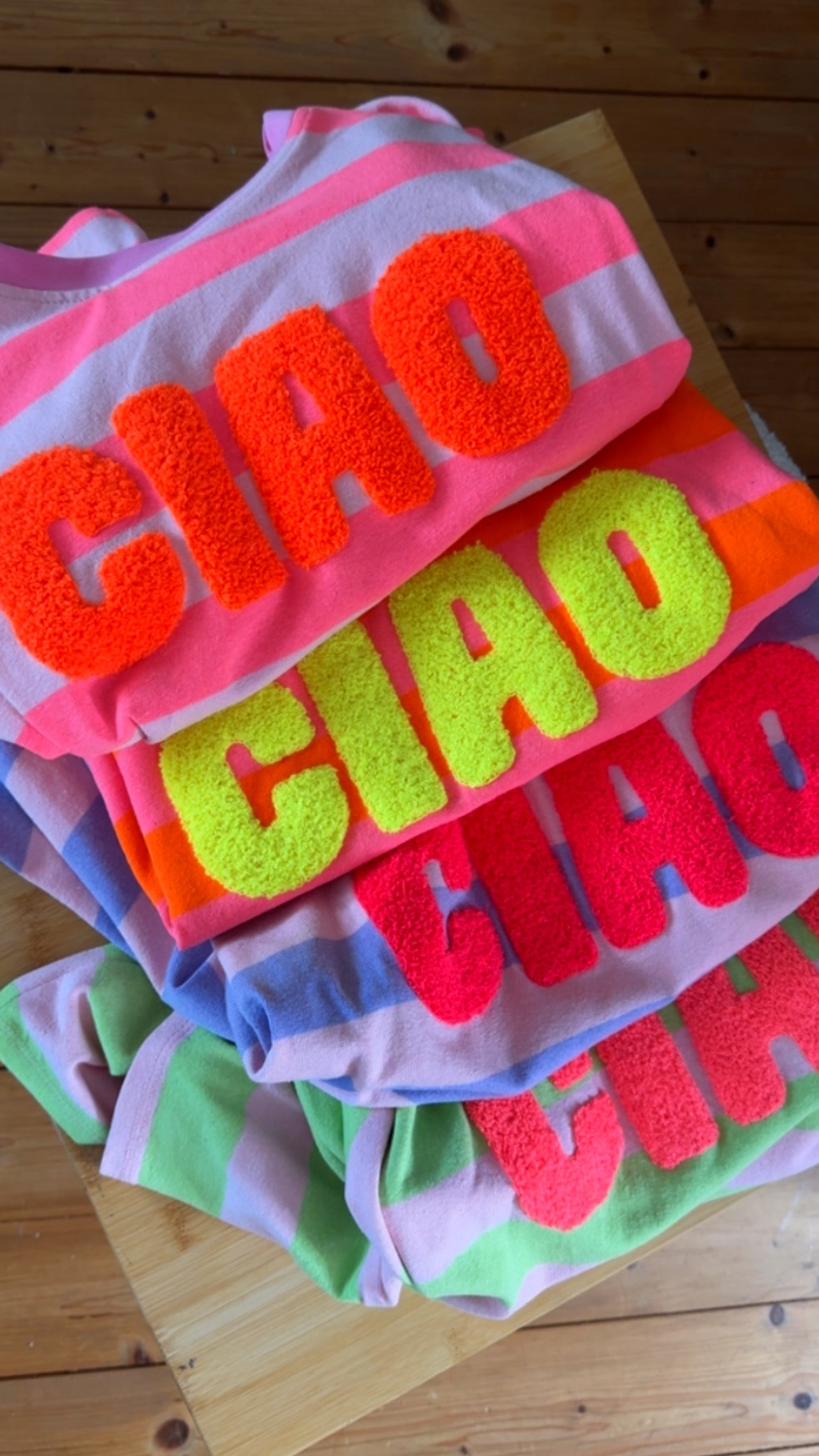 Streifen T-SHIRT PREMIUM / CIAO FLUFF
