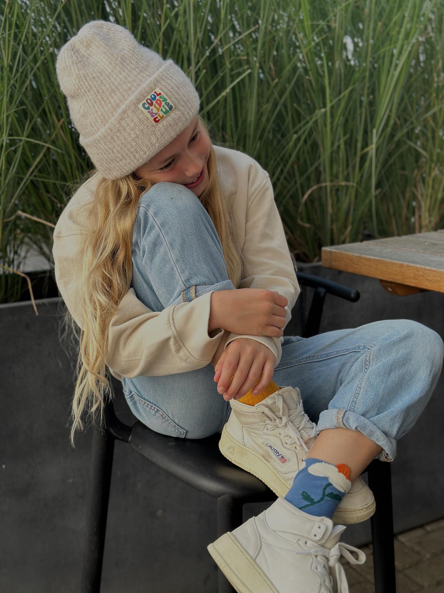 Mommy / Kids Strick-Beanie Cozy Vibes