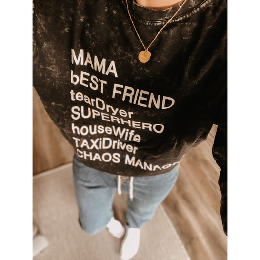 Vintage Sweater  *MAMA SUPERHERO*