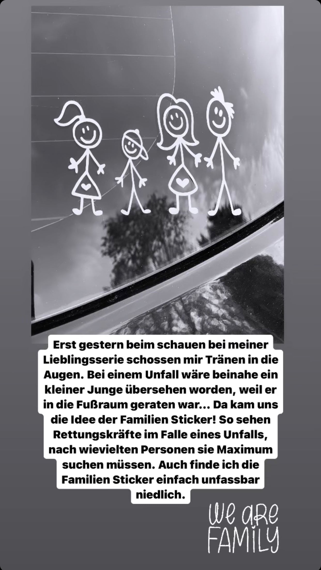 Familien Auto Aufkleber individuell