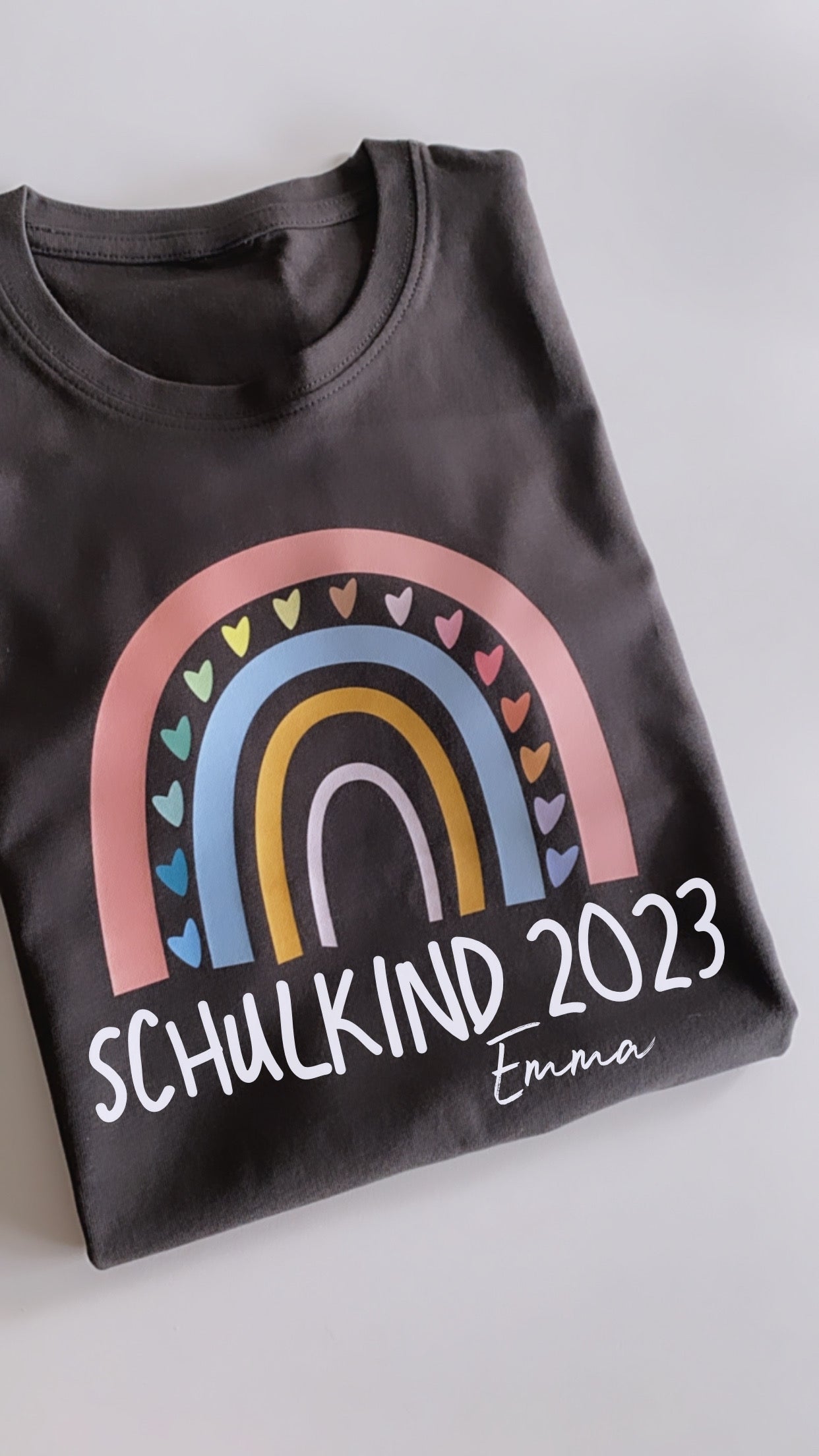 KIDS BASIC T-SHIRT - YEAH! SCHULKIND - CANDY LETTERING