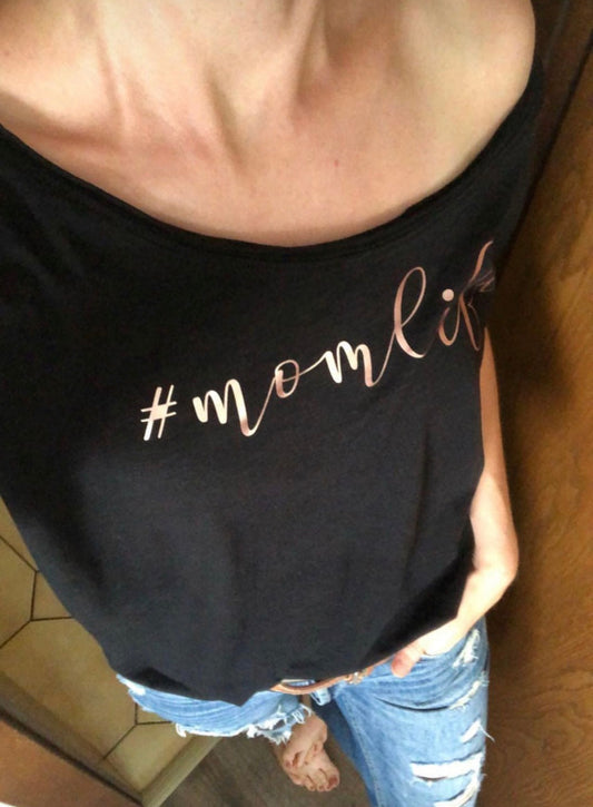 Mommy Oversize long Slub Tee