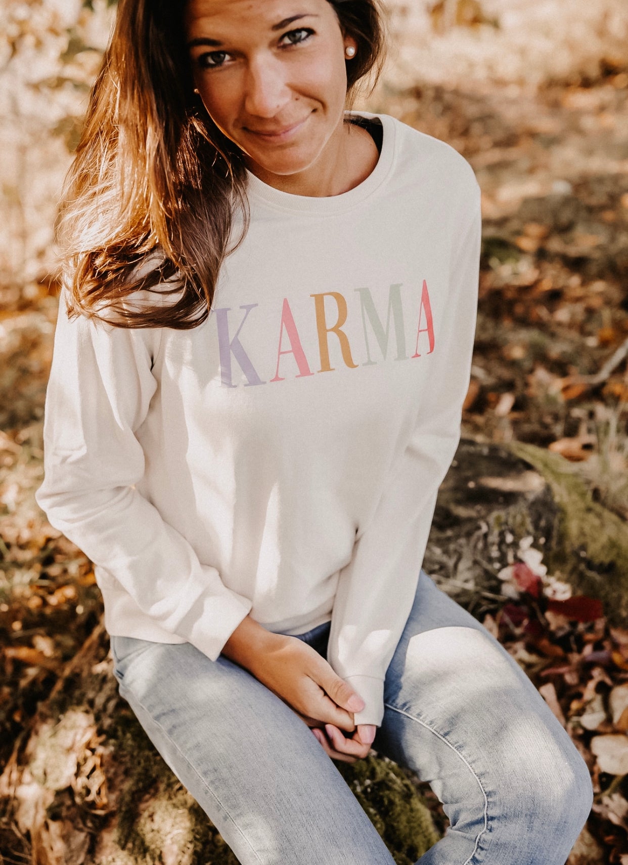 UPGRADE CANDY LETTERING SWEATER