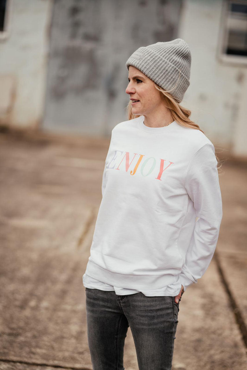 UPGRADE CANDY LETTERING SWEATER