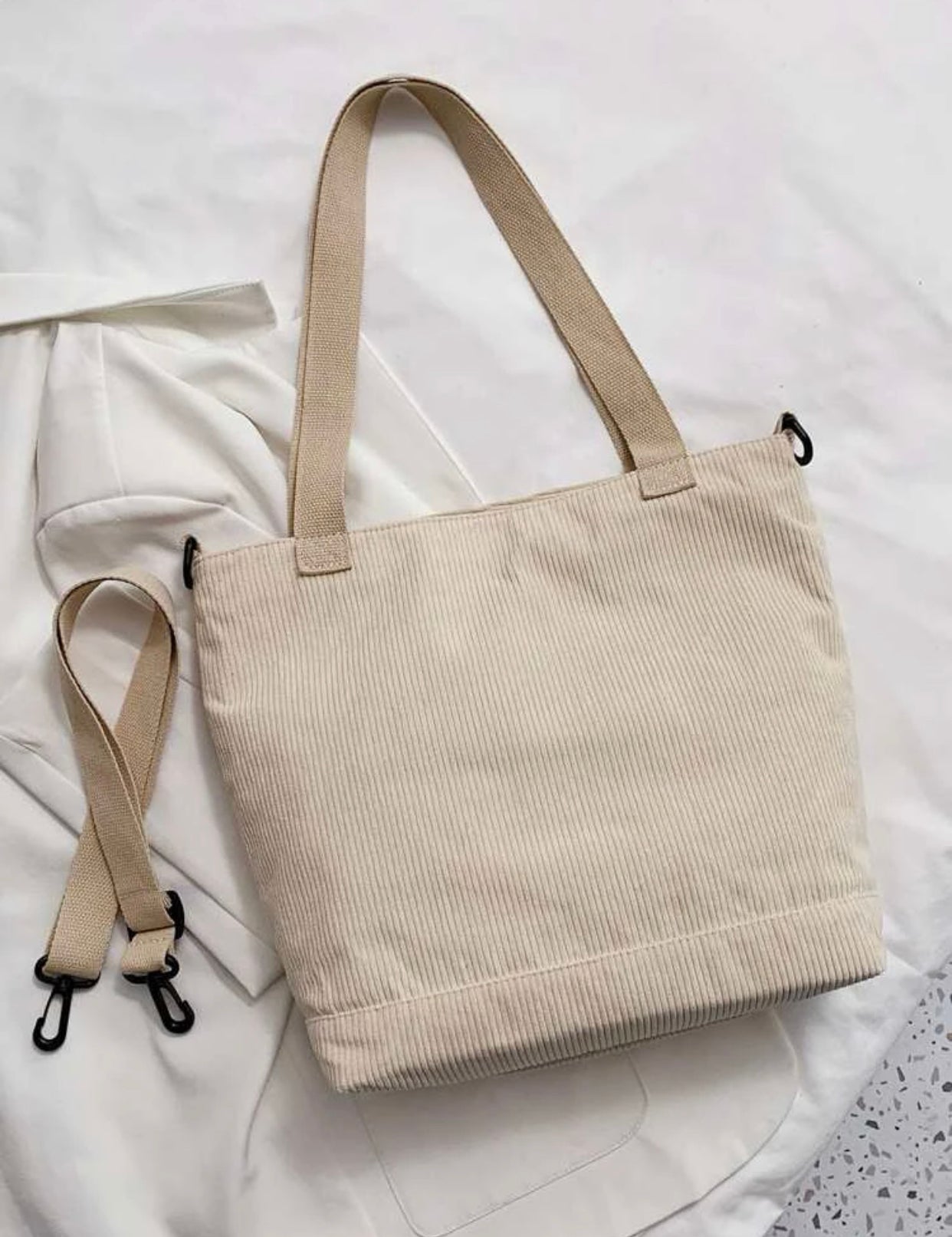 TASCHE UMHÄNGETASCHE CORD MAXI