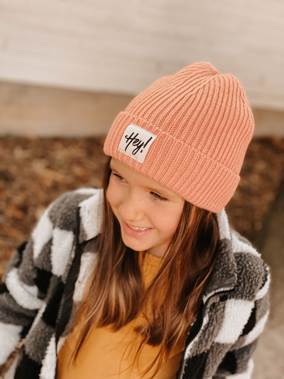 Kids Strick-Beanie *RIBBED*