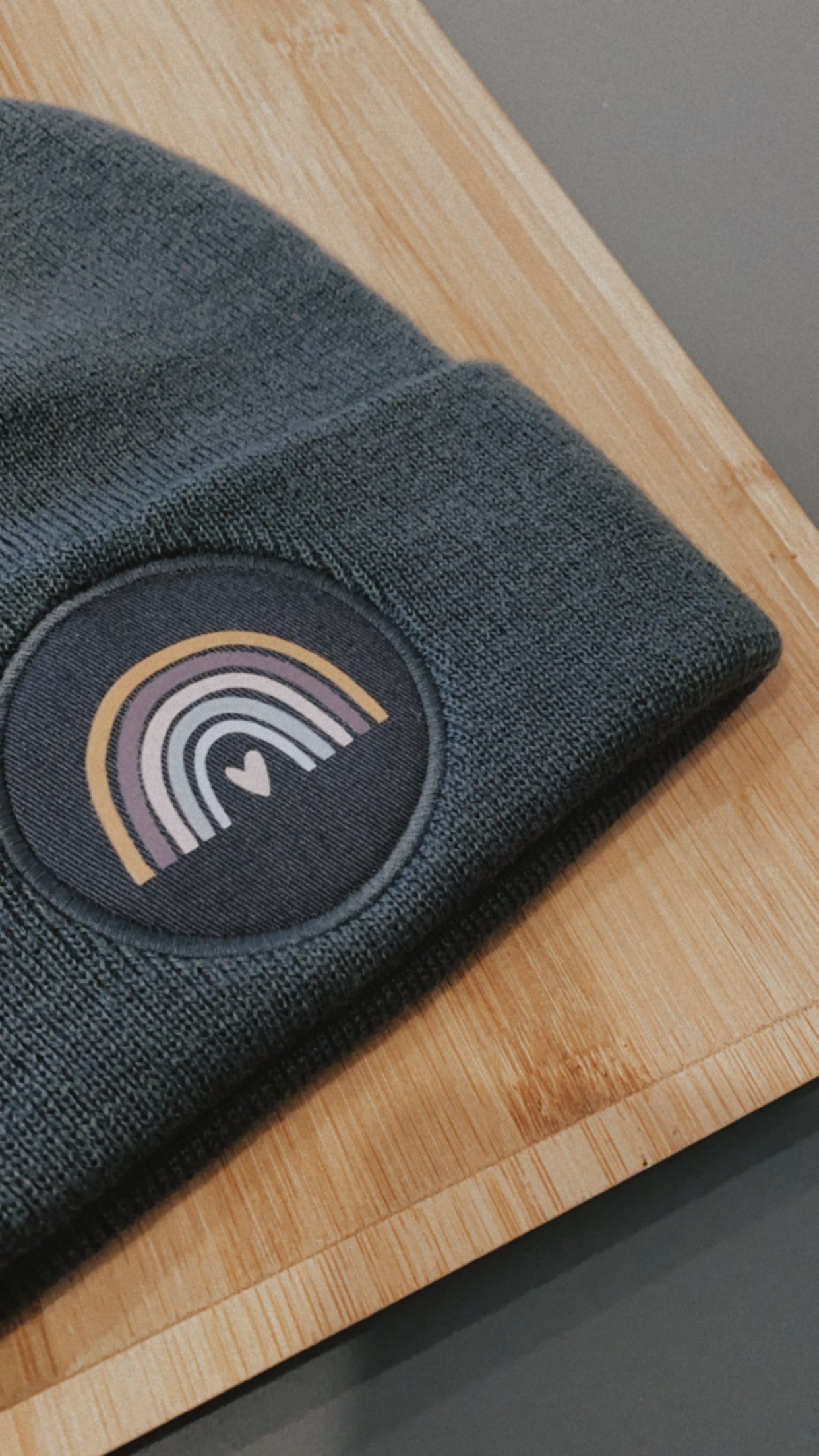 Strick-Beanie *REGENBOGEN*