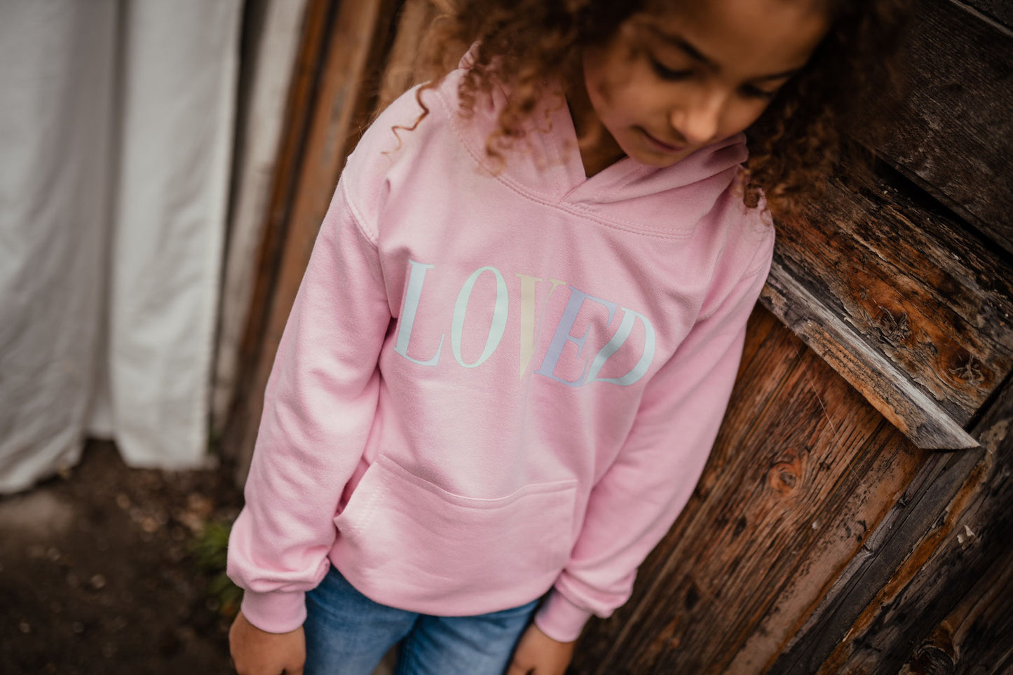 KIDS HOODIE  *CANDY LETTERING*