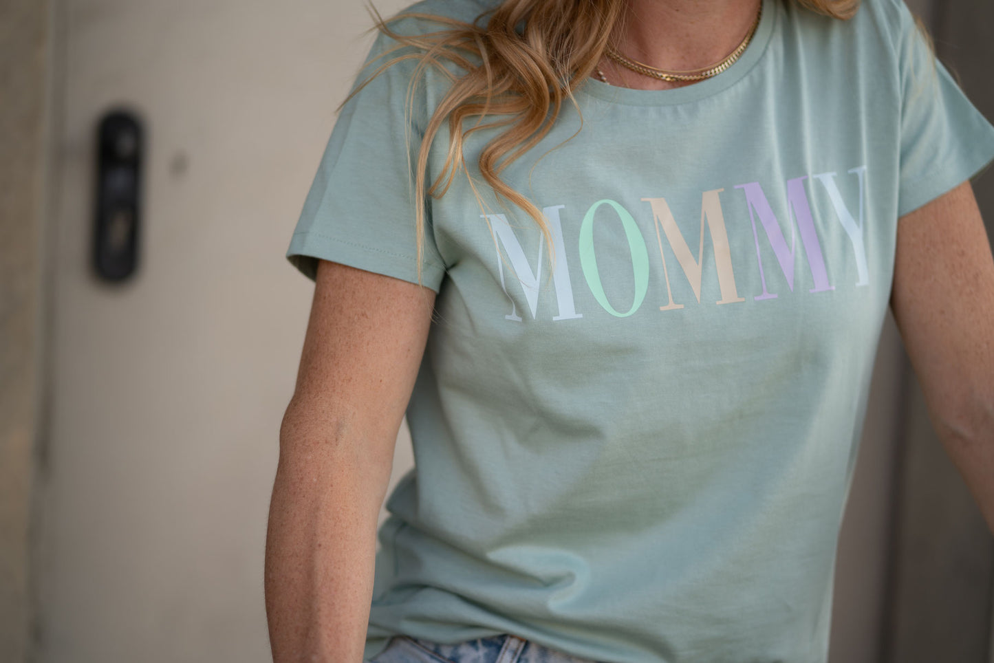 Damen BASIC TEE *CANDY LETTERING*