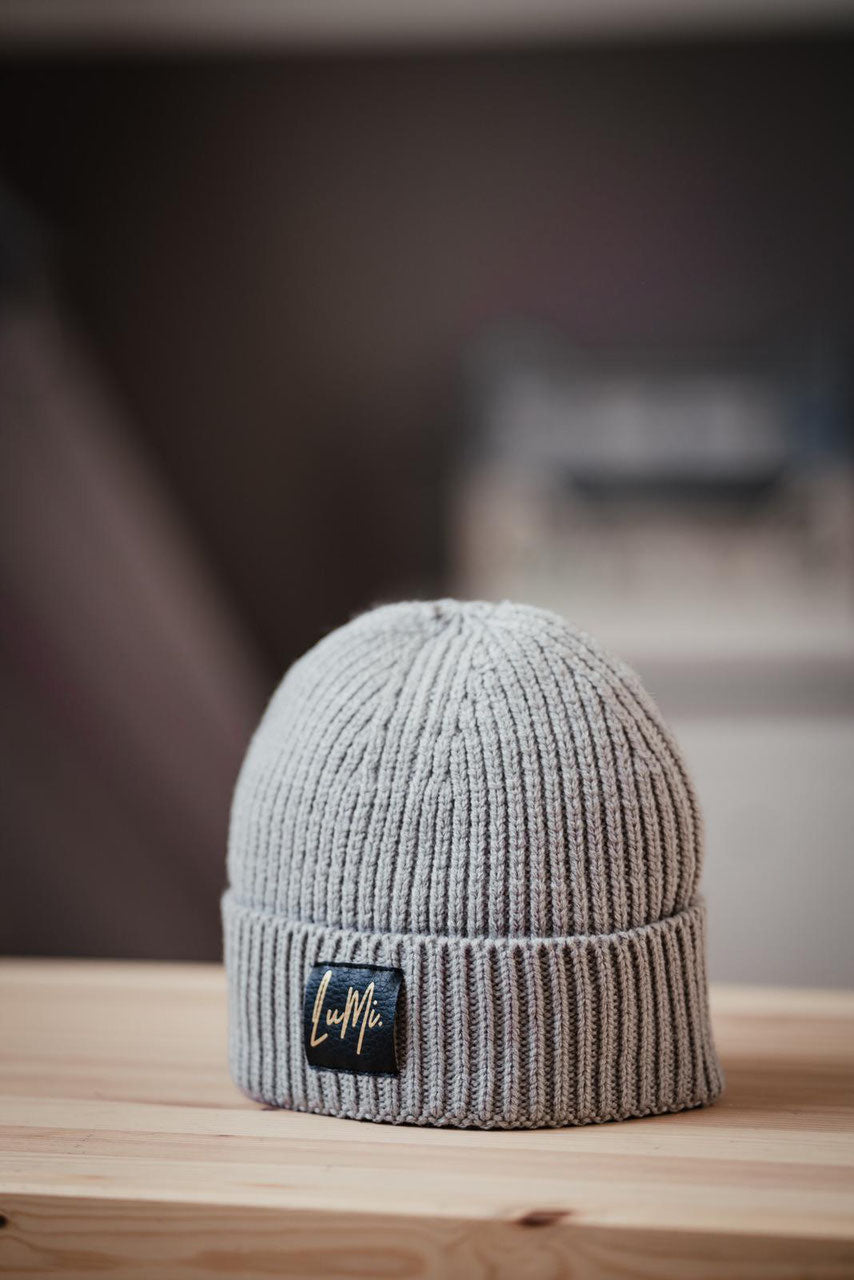 Kids Strick-Beanie *RIBBED*