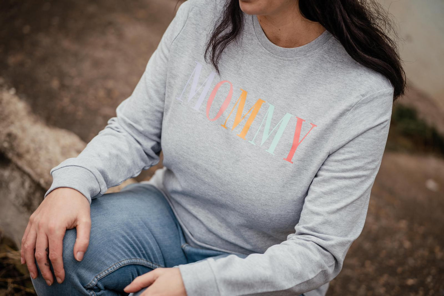 UPGRADE CANDY LETTERING SWEATER