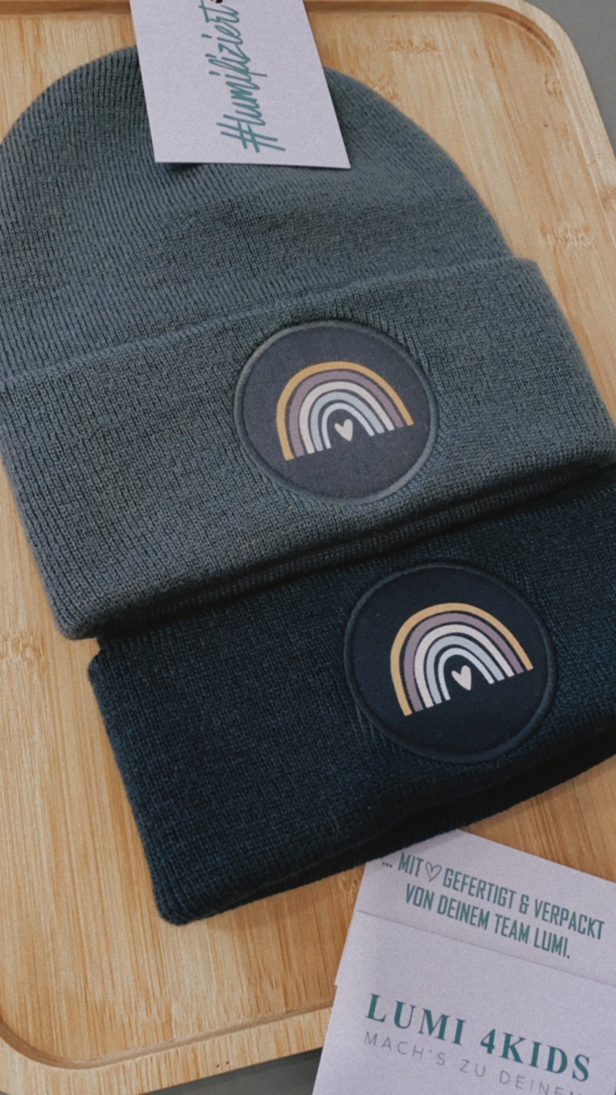 Strick-Beanie *REGENBOGEN*